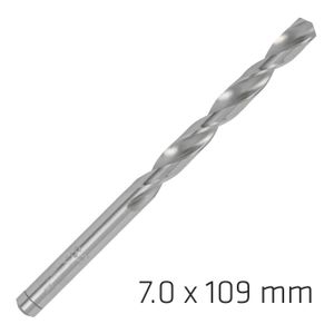 ALPEN Pro Hss 7mm Drill Din 338 Rn 135 Split Point Plastic Wallet