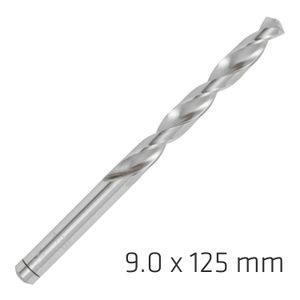ALPEN Pro Hss 9mm Drill Din 338 Rn 135 Split Point Plastic Wallet