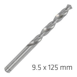 ALPEN Pro Hss 9.5mm Drill Din 338 Rn 135 Split Point Plastic Wallet