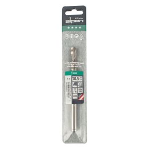 ALPEN Pro Hss 10.5mm Drill Din 338 Rn 135 Split Point Plastic Wallet