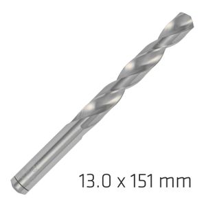 ALPEN Pro Hss 13mm Drill Din 338 Rn 135 Split Point Plastic Wallet