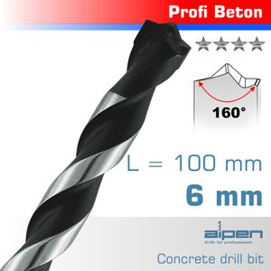 Concrete Profi Beton Drill Bit 6mm
