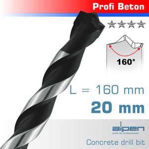 Concrete Profi Beton Drill Bit 20mm