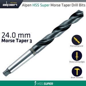 Hss Super 24mm Morse Taper 3 Shank