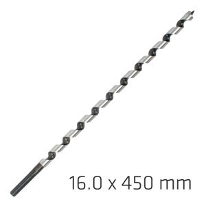 Wood Auger Drill Bit 16 X 450mm