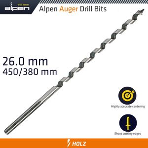 Wood Auger Drill Bit 26 X 450mm