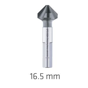 Hss-eco5 Countersink 90 16.5 Din 335 Shapec 3-surface Shank