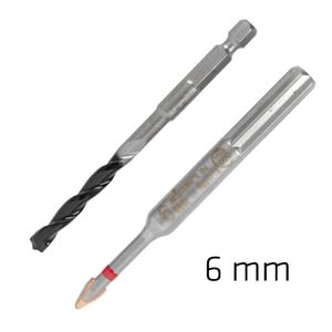 6.0mm Porcelain & Concrete C Protector Drill Bit Set Tile