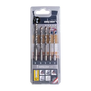 Set Impulzor Impact Univ Hex Atm5 5-tlg 3.0-4.0- 5.0- 6.0- 8.0 Mm