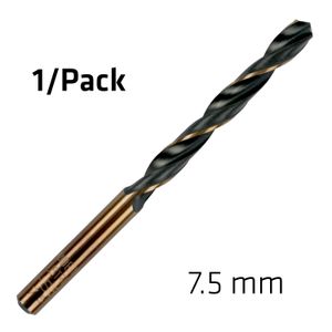 Hss Sprint Master 7.5mm X1 Sleeved Din338 ALPEN Drill Bit