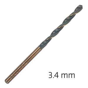Hss Sprint Master 3.4mm Bulk Din 338 ALPEN Drill Bit