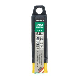 Hss Sprint Master 3.0mm 10-pack Hang Tag Din 338 ALPEN Drill Bits