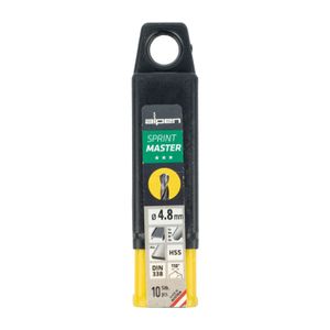 Hss Sprint Master 4.8mm 10-pack Hang Tag Din 338 ALPEN Drill Bits