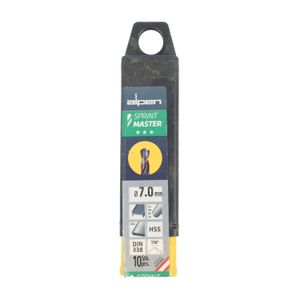 Hss Sprint Master 7.0mm 10-pack Hang Tag Din 338 ALPEN Drill Bits