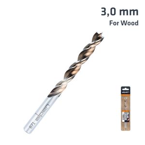 Timber Twist 3.0mm Wood Drill Bit Sleeved