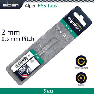 Tap 2mm Hss In Pouch 0.5mm Pitch