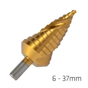 ALPEN Step Drill Hss Co5 Tin 6-37mm