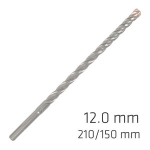 Force X 12.0 X 210/150 Sds-plus Rebar Drill Bit X4 Cutting Edges - Bul