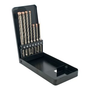Force X Sds-plus Set Km7 7 Pcs. 5.0/ 6.0/ 8.0 Mm X 110 And 6.0/ 8.0/ 1