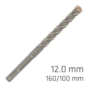 Force X 12.0 X 160/100 Sds-plus Rebar Drill Bit X4 Cutting Edges