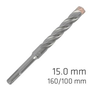 Force X 15.0 X160/100 Sds-plus Rebar Drill Bit X4 Cutting Edges