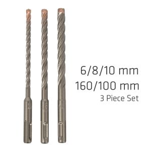 Force X Sds Set 3 Pcs 6/8/10 Mm X 160