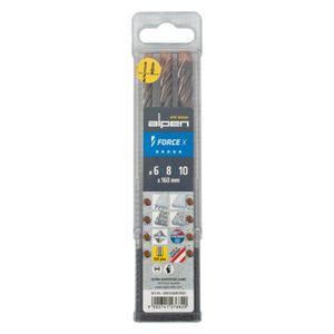 Force X Sds Set 3 Pcs 6/8/10 Mm X 160
