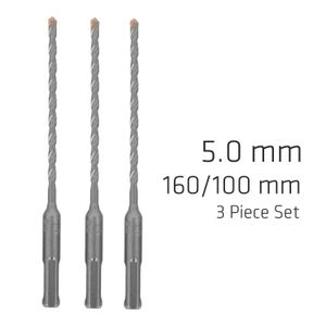 Sds Plus F4 Bit 5mm X 160 X 100 X3 Pcs Drill Hammer