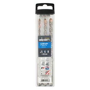 Sds Plus F4 5 6 8 X160mm 3 Pce Set