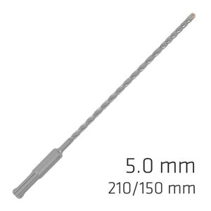 Force X 5.0 X 210/150 Sds-plus Rebar Drill Bit X4 Cutting Edges