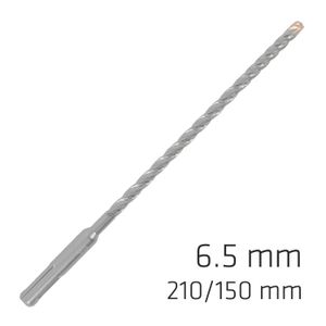 Force X 6.5 X 210/150 Sds-plus Rebar Drill Bit X4 Cutting Edges