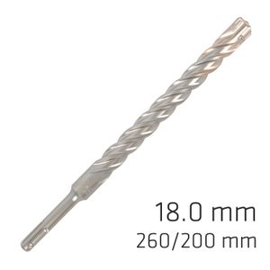 Force X 18.0 X 250/200 Sds-plus Rebar Drill Bit X4 Cutting Edges