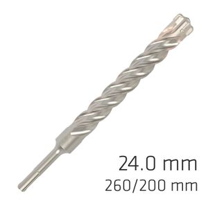 Force X 24.0 X 250/200 Sds-plus Rebar Drill Bit X4 Cutting Edges
