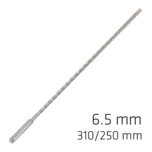Force X 6.5 X 310/250 Sds-plus Rebar Drill Bit X4 Cutting Edges