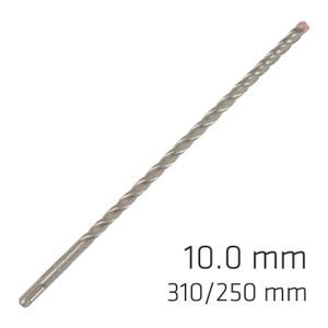 Force X 10.0 X 310/250 Sds-plus Rebar Drill Bit X4 Cutting Edges