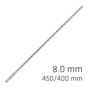 Force X 8.0 X 450/400 Sds-plus Rebar Drill Bit X4 Cutting Edges