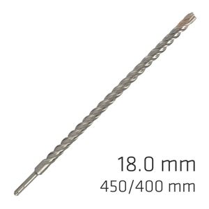 Force X 18.0 X 450/400 Sds-plus Rebar Drill Bit X4 Cutting Edges