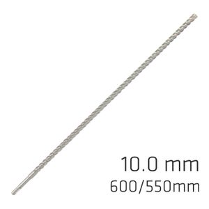 Force X 10.0 X 600/550 Sds-plus Rebar Drill Bit X4 Cutting Edges