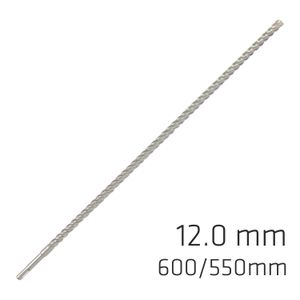 Force X 12.0 X 600/550 Sds-plus Rebar Drill Bit X4 Cutting Edges