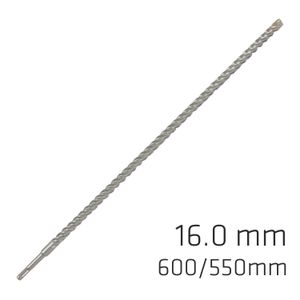 Force X 16.0 X 600/550 Sds-plus Rebar Drill Bit X4 Cutting Edges