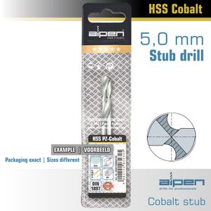 Cobalt Drill Bit Short Pouch 5.0mm