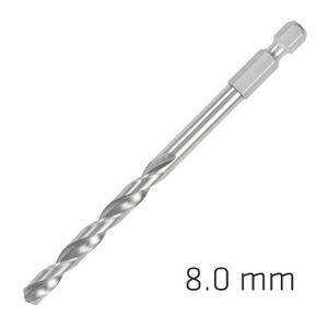 Hss Super Drill Bit Hex Shank 8mm