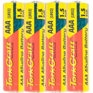 Battery Aaa 1.5v X4 Pack Lr03 4s Shrink Wrap Alkaline (moq 30)