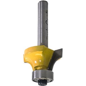 TORK CRAFT  CKP1202 Corner Round Router Bit 1/4 Inch with 1/4 Inch Shank