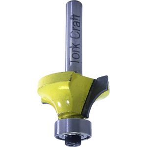 TORK CRAFT  CKP1203 Corner Round Router Bit 5/16 Inch Radius with 1/4 Inch Shank