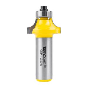 TORK CRAFT  CKP1206 Corner Round Router Bit 1/4 Inch Radius with 1/2 Inch Shank