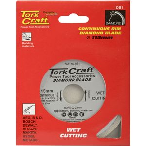 Diamond Blade Continuous Rim 115mm