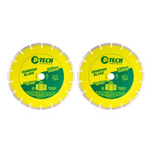 Diamond Blade Segmented Std. 230 X 22.23mm Bulk 2pc