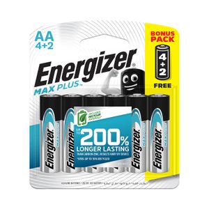 Maxplus Aa Battery- 6pack 4+2 Free (moq12) ENERGIZER