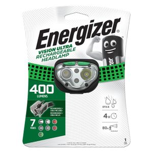 Headlight 400lumens Vision Recharge Green ENERGIZER